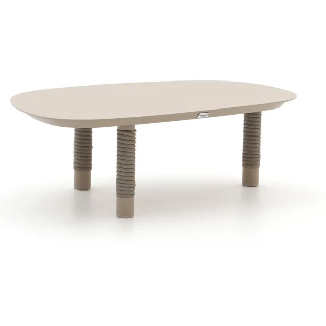 Tierra Outdoor Moretti lounge tuintafel 110x65x35cm Taupe
