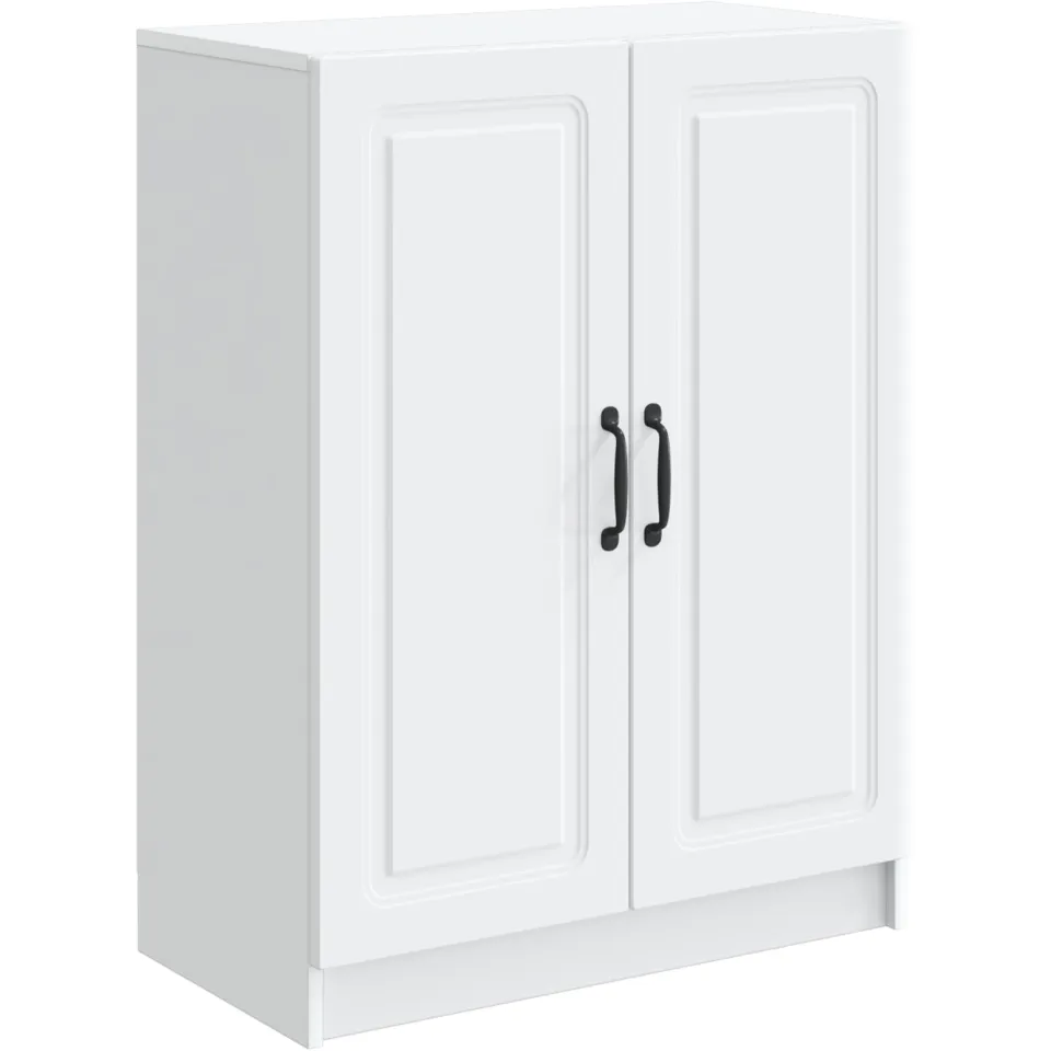 vidaXL Dressoir Wit 66 x 34,5 x 87 cm Bewerkt hout, foto 3