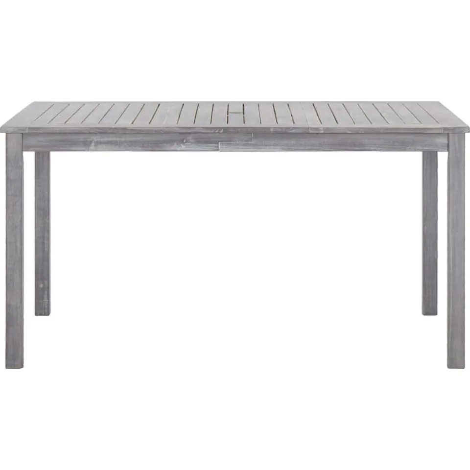 vidaXL 5-delige Tuinset massief acaciahout grijs, foto 4