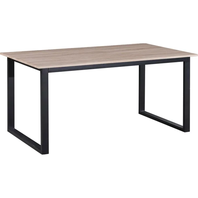 Notio Living Luton-Eettafel - 160x90 cm - Eikenlook Bruin