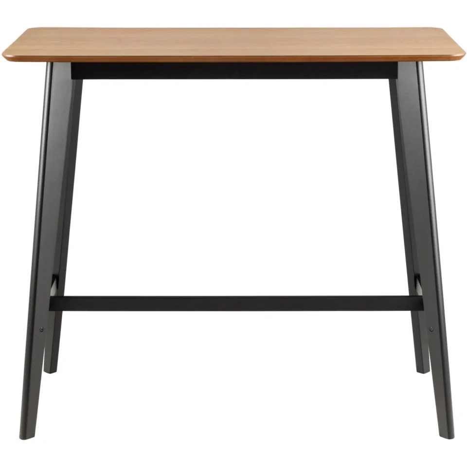 Bendt Bartafel 'Torkil' Eiken met zwart onderstel, 120 x 60cm Naturel