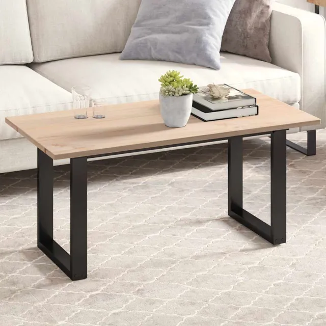 vidaXL Tafelblad rechthoekig 100x50x1,7 cm massief grenenhout Bruin