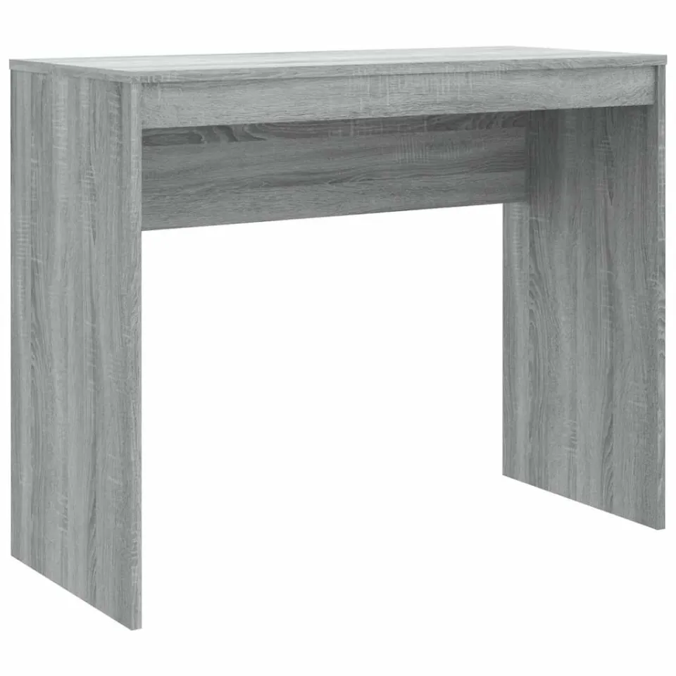 vidaXL Bureau 90x40x72 cm bewerkt hout grijs sonoma eikenkleurig