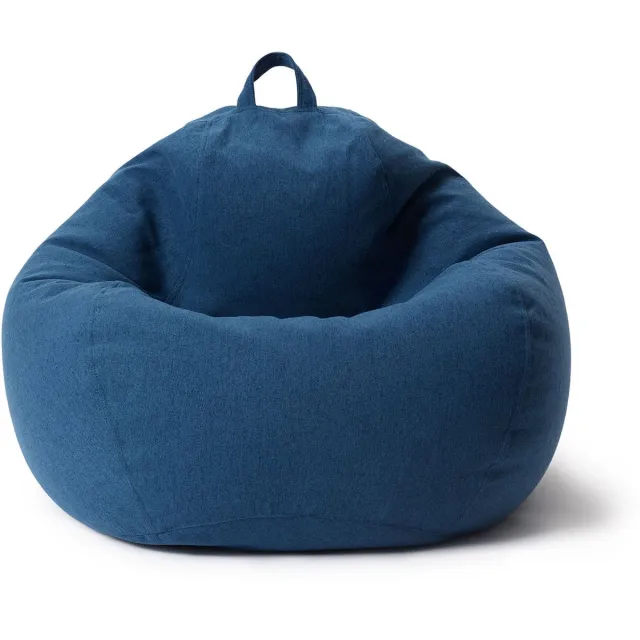 Lumaland Comfort Line Indoor Zitzak XL - 90x110x50cm / 250l - Donkerblauw Donkerblauw - XL