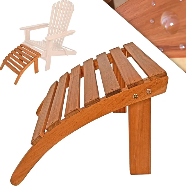 Casaria Voetsteun Adirondack – Acaciahout - 160kg Belastbaar Bruin