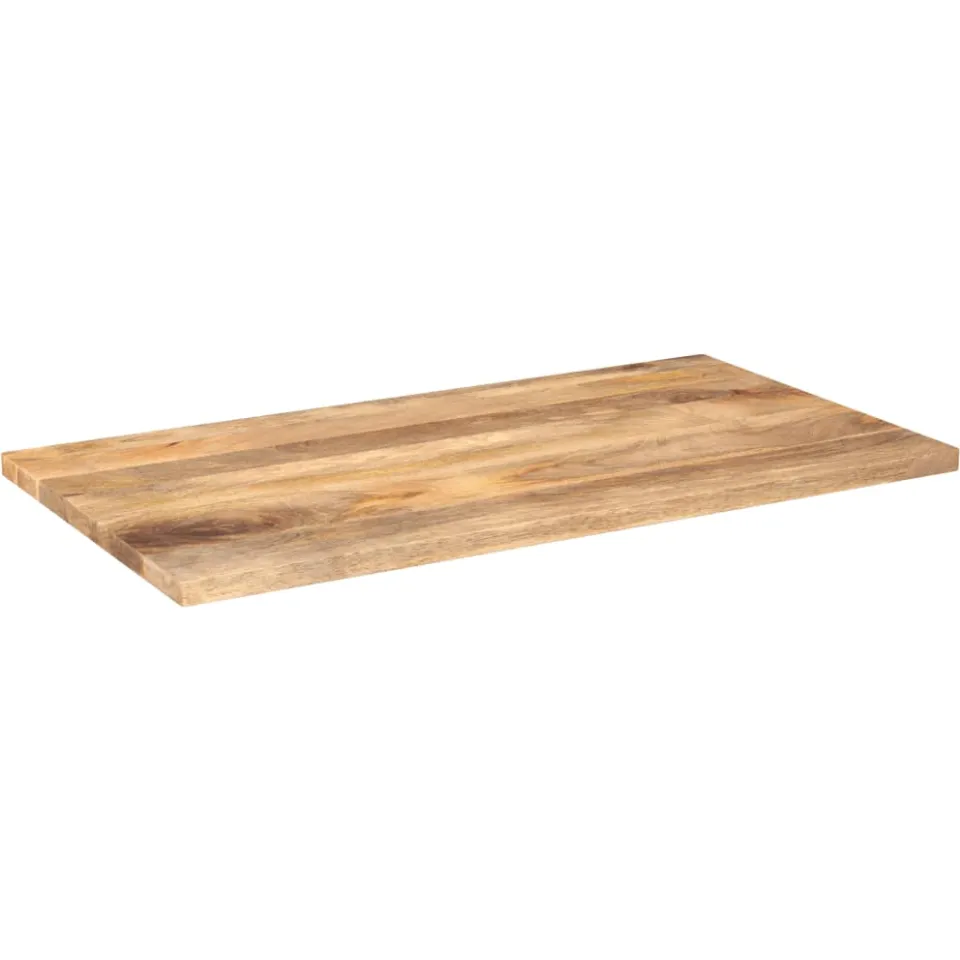 vidaXL Tafelblad rechthoekig 100x70x3,8 cm massief mangohout bruin, foto 2