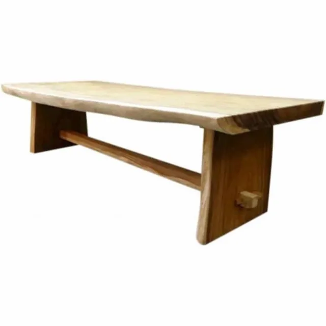 AVH Outdoor Collectie Boomstamtafel 400 x 120 x 77,5 bladdikte 10 cm Bruin / Terre