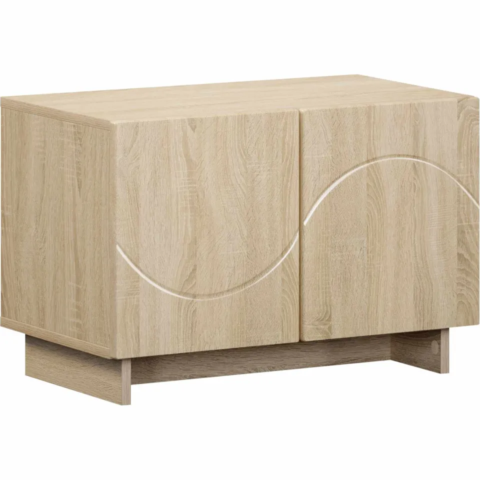 vidaXL tv-meubel 60 x 34.5 x 40 cm Sonoma Eiken Bewerkt hout, foto 3