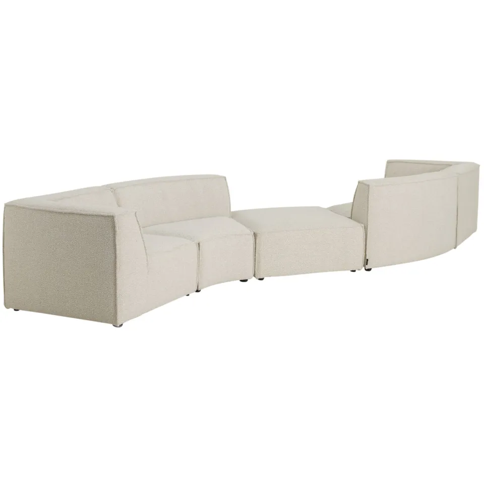 NOUS Living Newton 4-zitsbank crème, foto 3