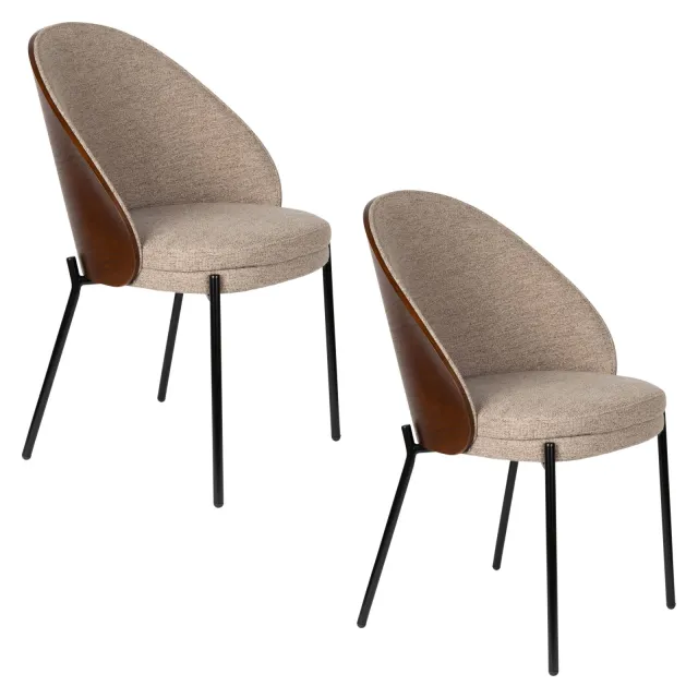 Dutchbone Rodin eetkamerstoel beige