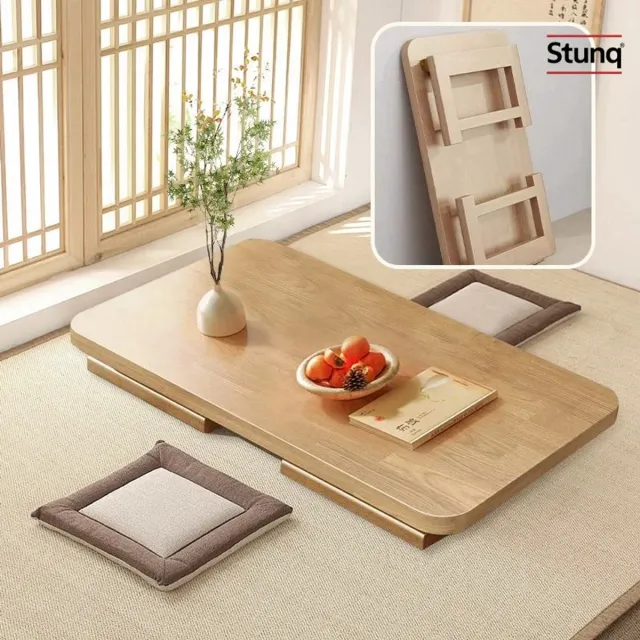 Stunq Opklapbare Tatami Salontafel 40x50x25 cm Bruin