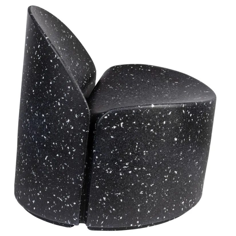 Zuiver Bloom outdoor fauteuil zwart galaxy, foto 3