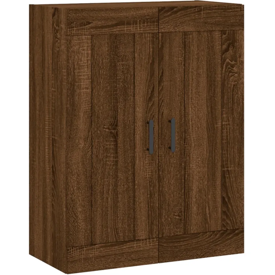 vidaXL Hangkasten 2 st bewerkt hout bruin eikenkleur, foto 4
