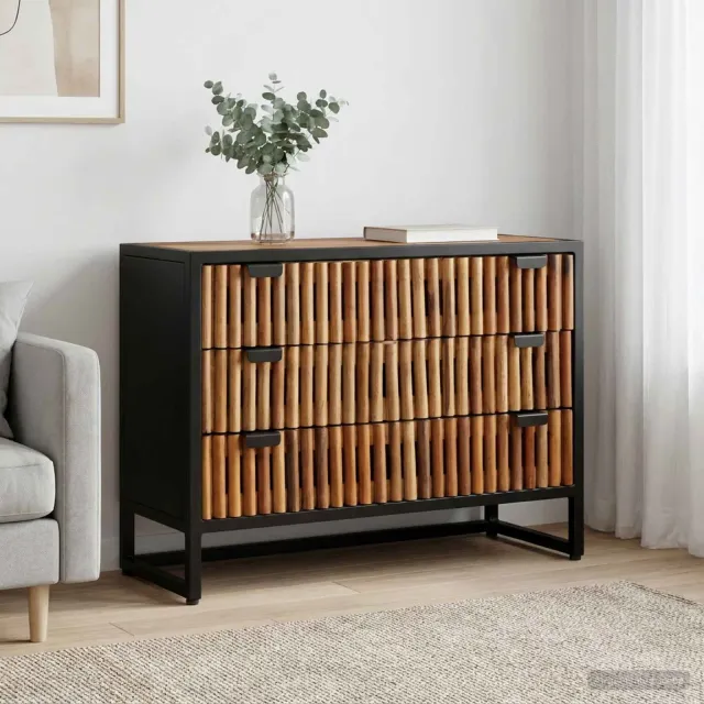 vidaXL Ladenkast met lade 75 x 30 x 54 cm bruin, foto 2