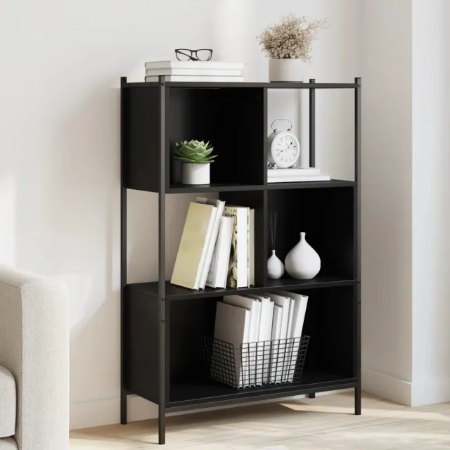 vidaXL Boekenkast 72x28x109 cm bewerkt hout bruin eikenkleur