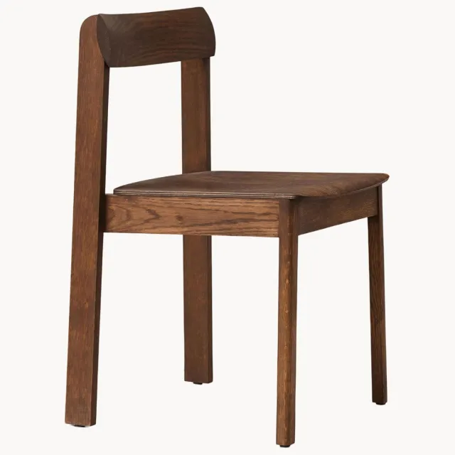 Form & Refine Eikenhouten eetstoel Blueprint Bruin