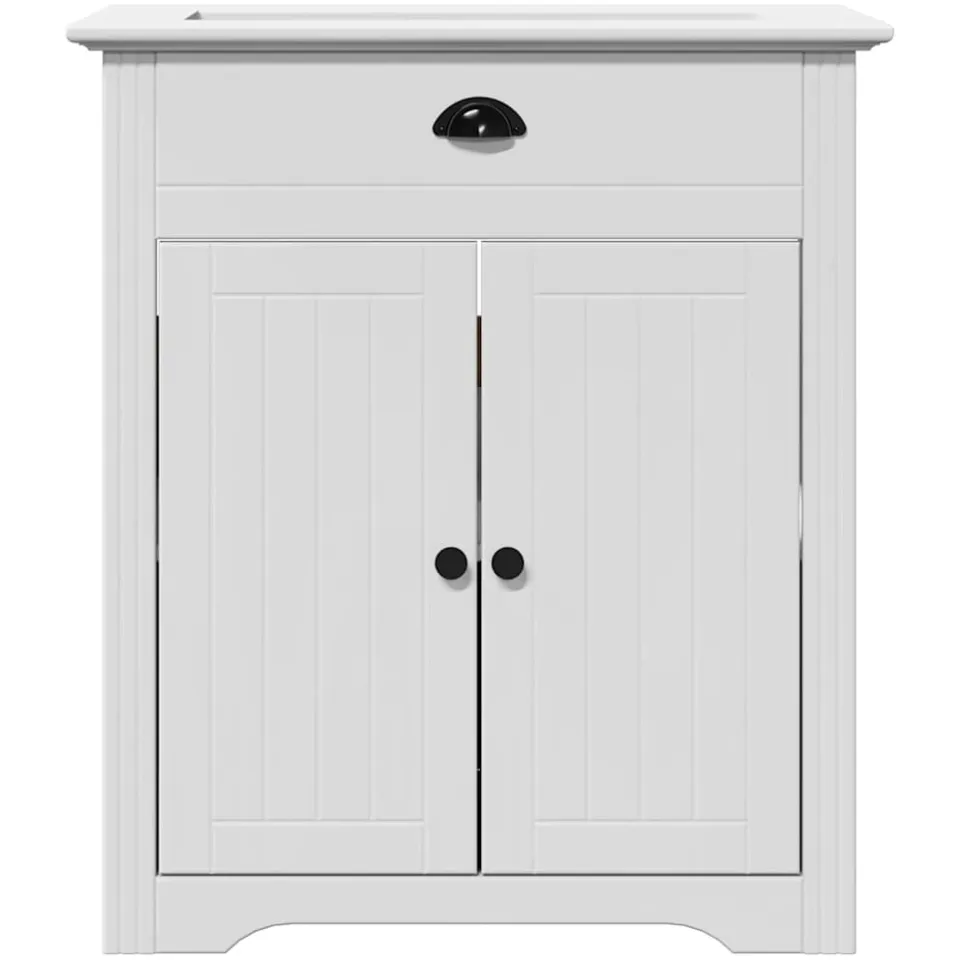 vidaXL Wastafelkast BODO 70x35x80 cm wit, foto 4