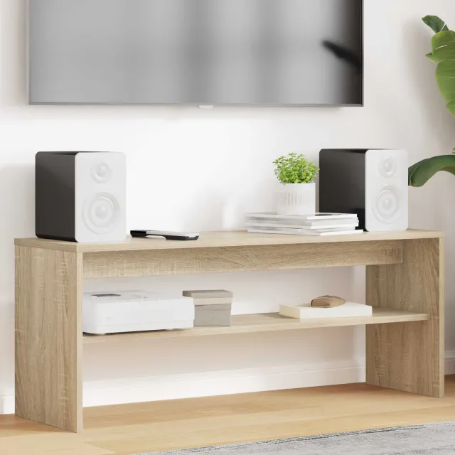 vidaXL TV-kast 100 x 30 x 40 cm Sonoma Eiken Bewerkt hout Bruin