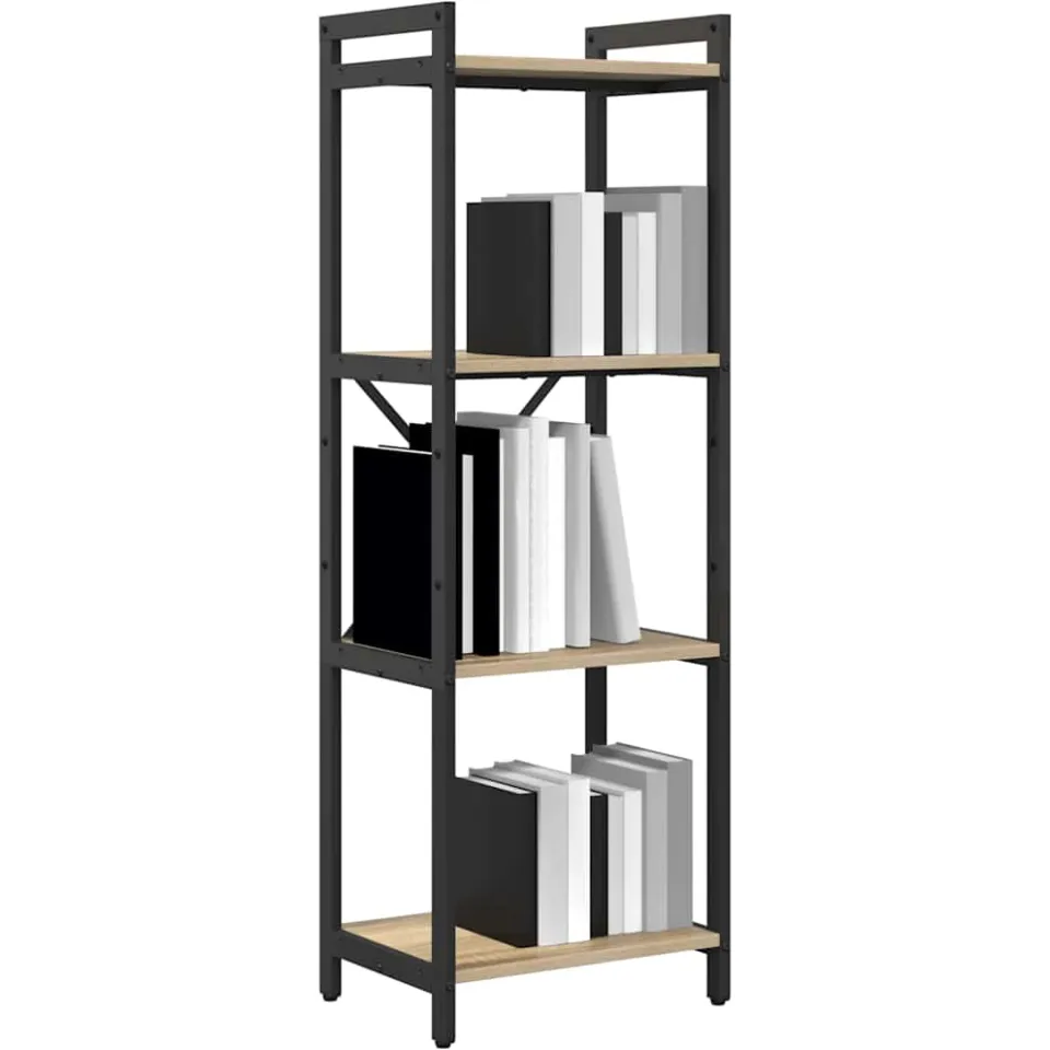 vidaXL Boekenkast 40 x 30 x 119 cm Bewerkt hout Sonoma Eiken Bruin