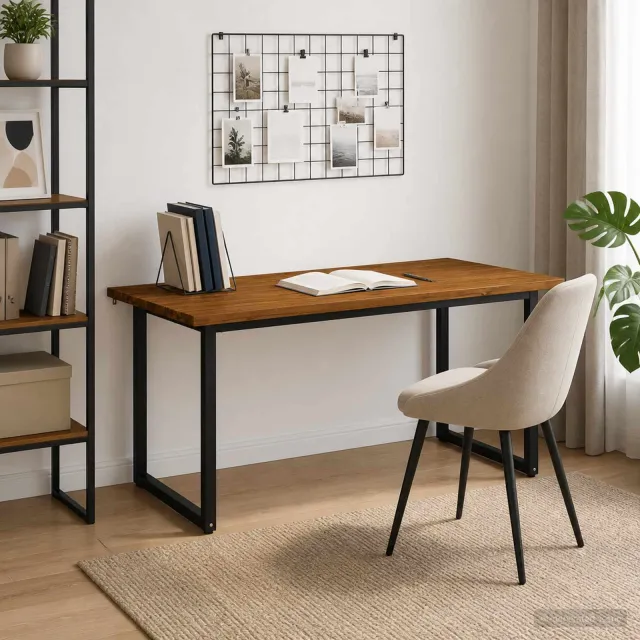 vidaXL Vierkante Eettafel 160 x 70 x 75 cm Massief Acaciahout Naturel
