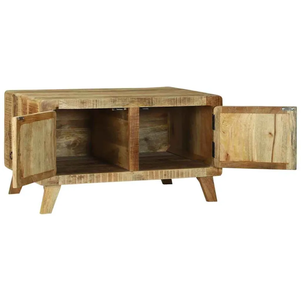 vidaXL Salontafel Bruin 80 x 54 x 45 cm Massief Mango Hout, foto 3