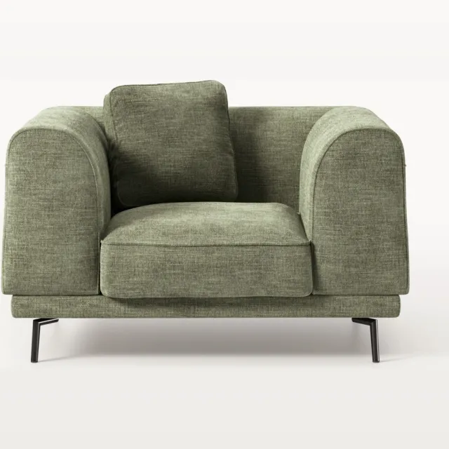 Westwing Collection Fauteuil Allpa Lichtgroen