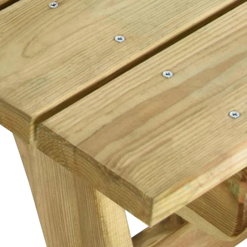 vidaXL Tuintafel 220x74x75 cm geïmpregneerd grenenhout bruin, foto 4