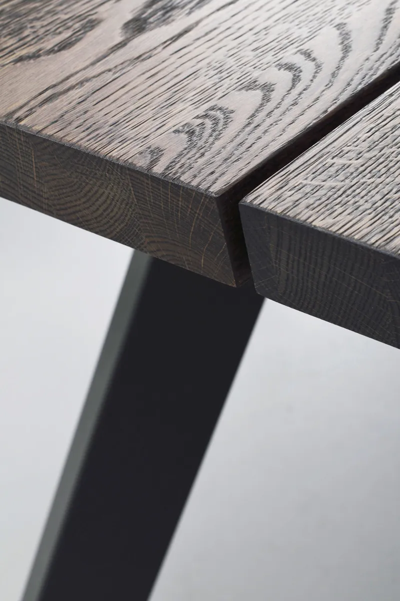 Rowico Home Fred houten eettafel donkerbruin - 240 x 100 cm bruin, foto 5
