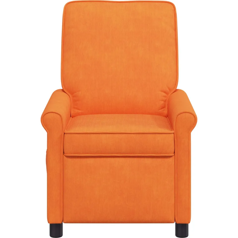 vidaXL Ligstoel Oranje 69 x 95 x 101 cm Stof, foto 4