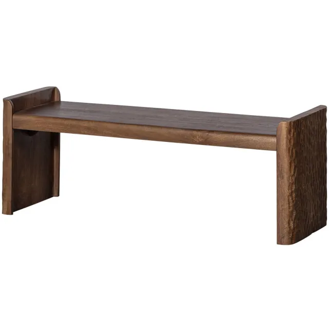 WOOOD Prop bankje warm bruin warm brown