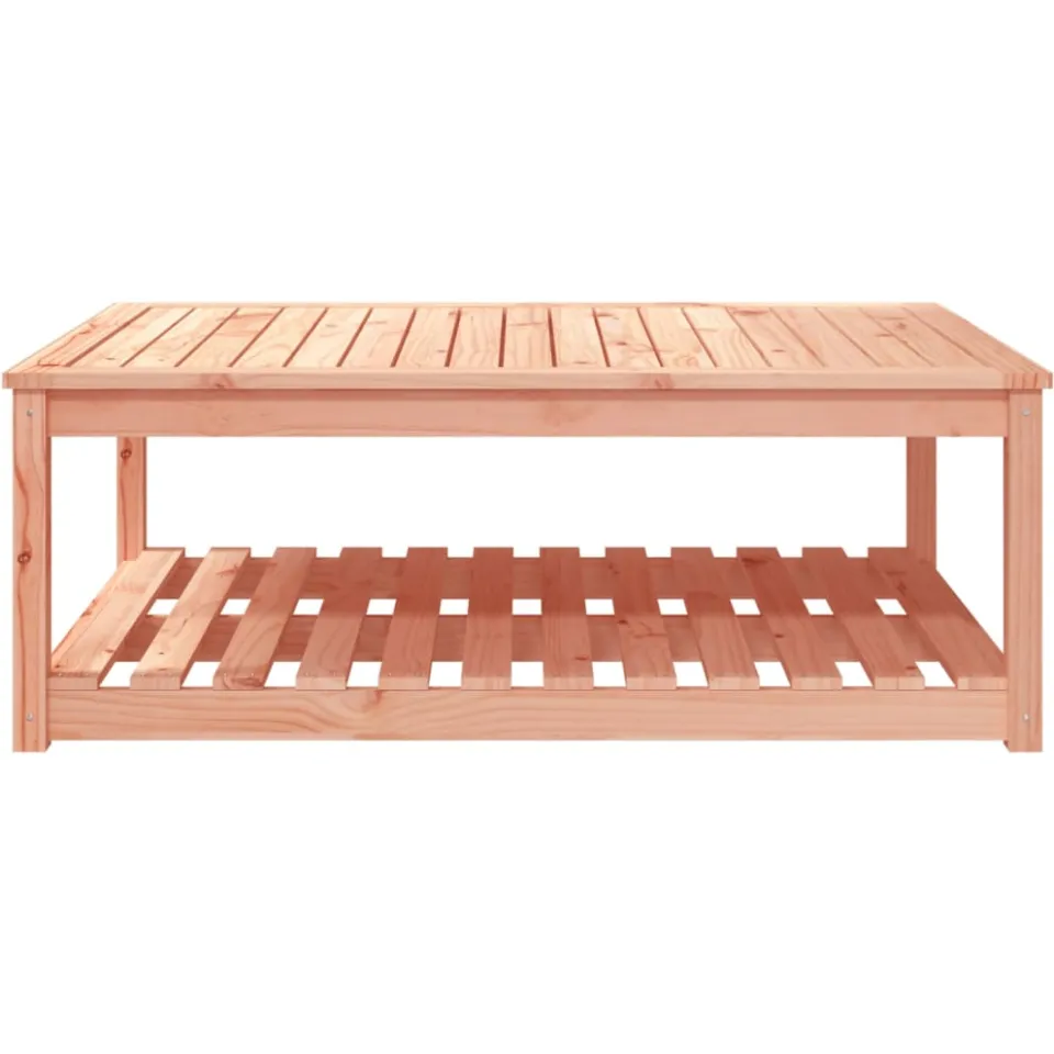 vidaXL Tuintafel 121x82,5x45 cm massief douglashout bruin, foto 4