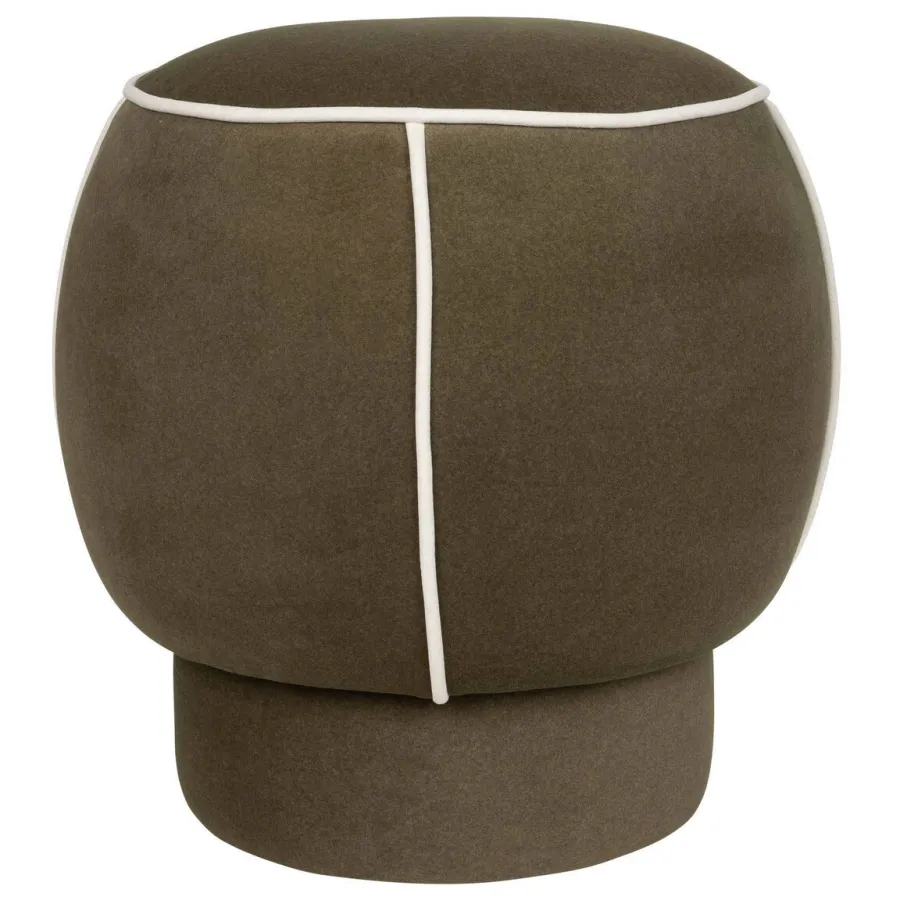 Housecraft Living Marina Poef Rond 45 cm Groen, foto 5