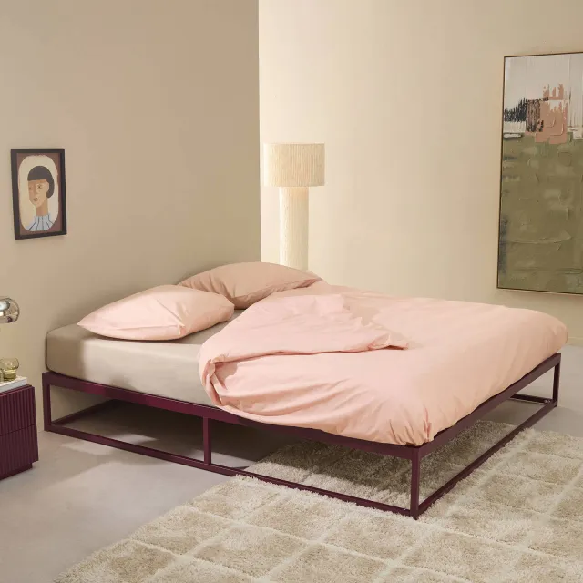 NOUS Living Dean bed burgundy, foto 2