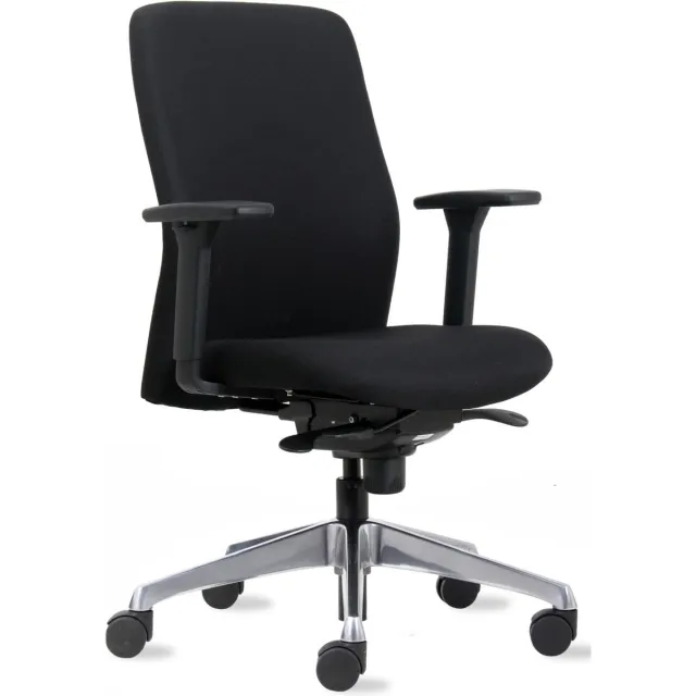Euroseats Bureaustoel Euroseats Milano synchroom zwart