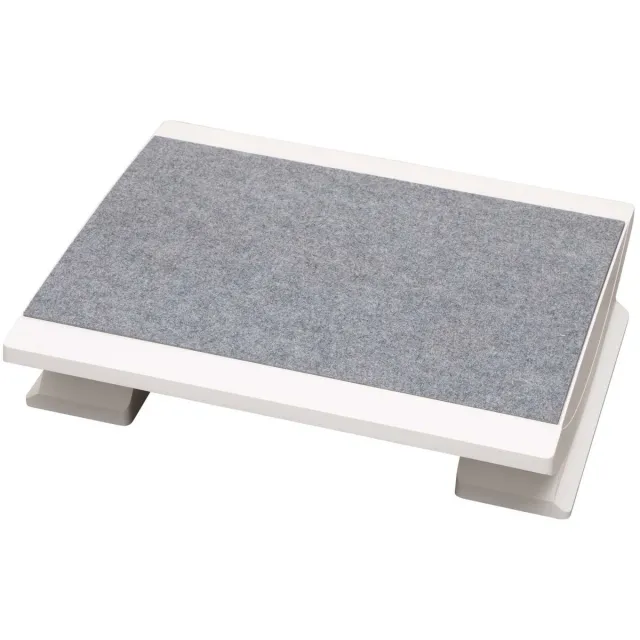 Maul MAULpro Voetensteun ergonom en comfortabel - 45 x 39 cm - wit - kunststof - 1 stuk - MAUL wit|grijs