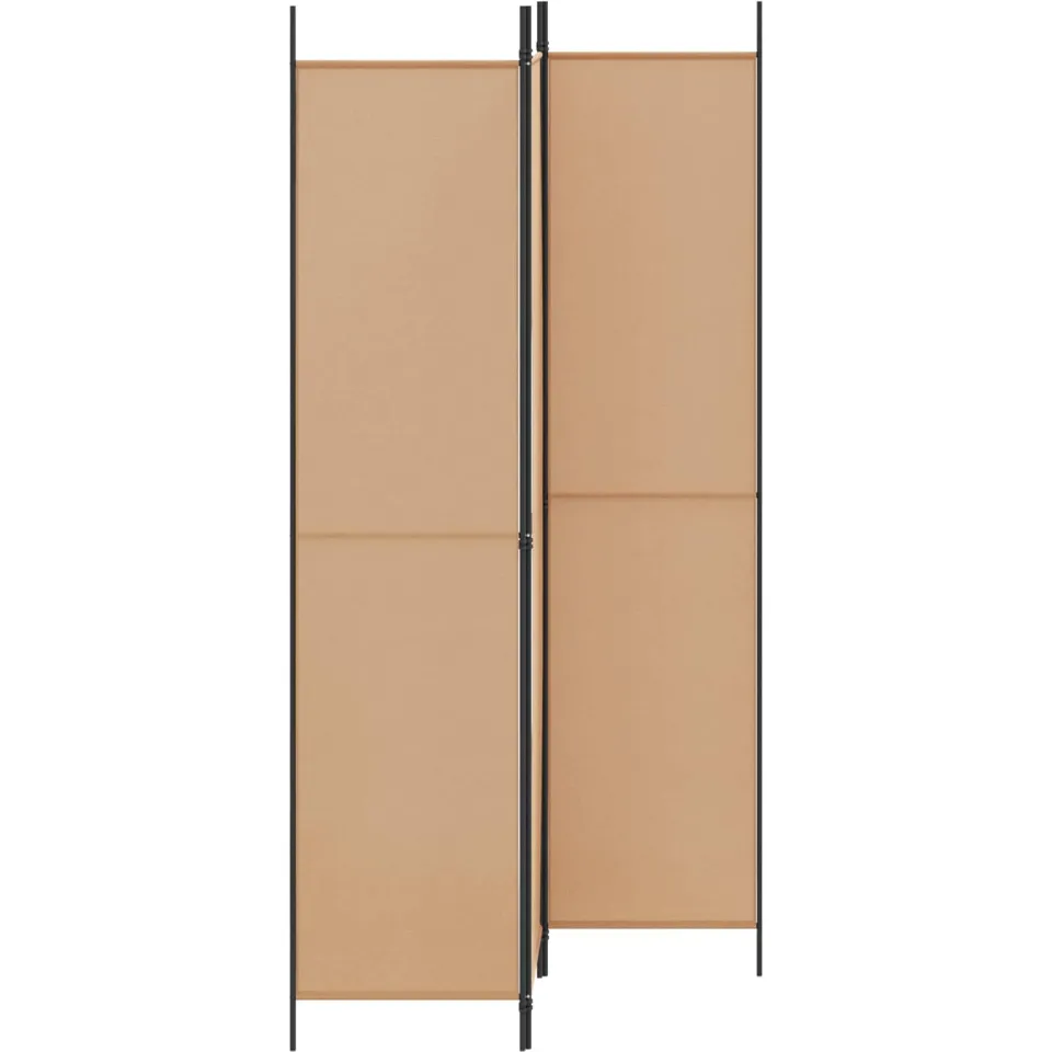 vidaXL 3-Panel Room Divider Beige 150 x 220 cm Stof, foto 3