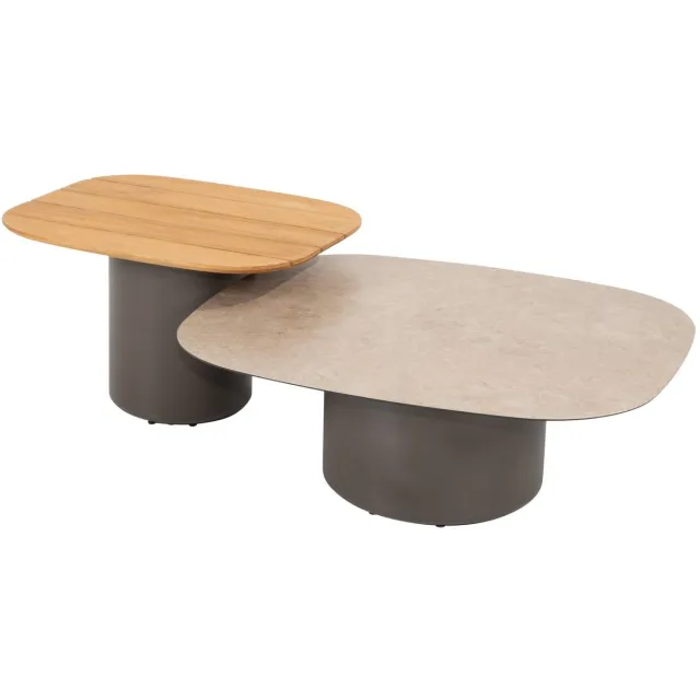 4 Seasons Outdoor 4 Seasons Demi loungetafels 50x60 cm en 70x80 cm - terre