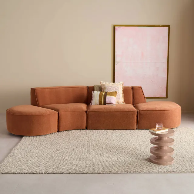 NOUS Living Newton 3-zitsbank terra, foto 2
