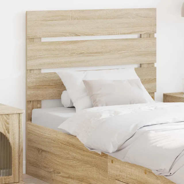 vidaXL Hoofdbord Sonoma Eiken Bewerkt hout Bruin