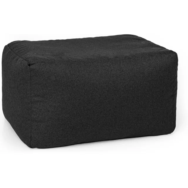 Drop & Sit DROP&SIT BLOKPOEF 75X50X40 GERECYCLEDE PETFLESSEN 90% ZWART