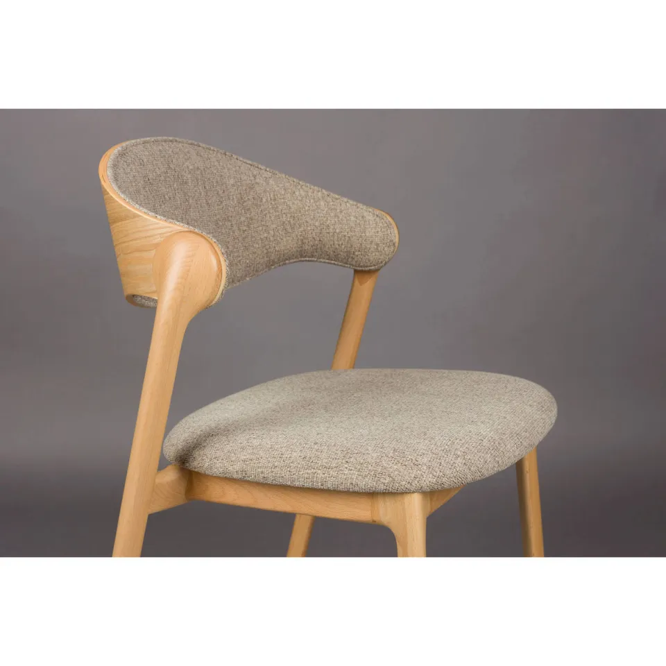 Dutchbone Babington eetkamerstoel beige, foto 4