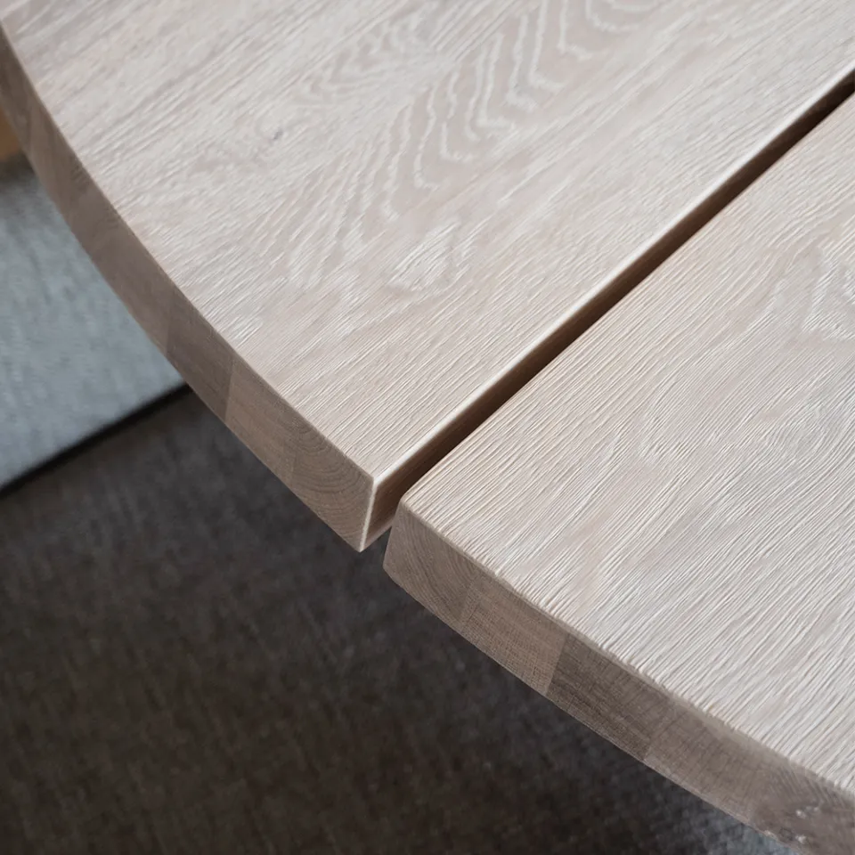 Rowico Home Fred houten eettafel whitewash - Ø160 cm, foto 5