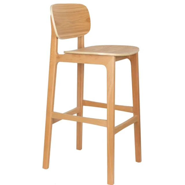 Zuiver Fleur barkruk naturel Beige