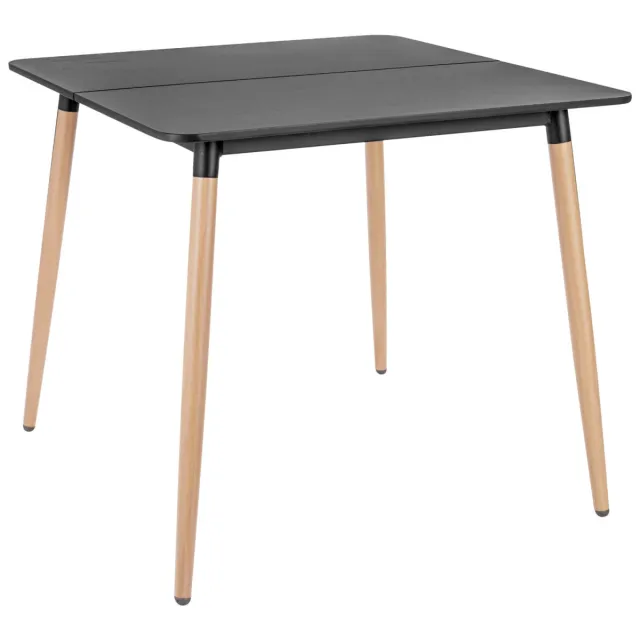 Vega Tafel buiten Gimani vierkant; 80x80x72 cm (LxBxH); Tafelblad antraciet, frame bruin; vierkant