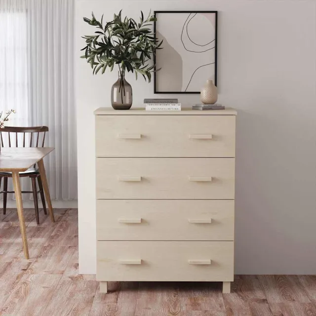 vidaXL Dressoir HAMAR 79x40x103,5 cm massief grenenhout honingbruin bruin, foto 2