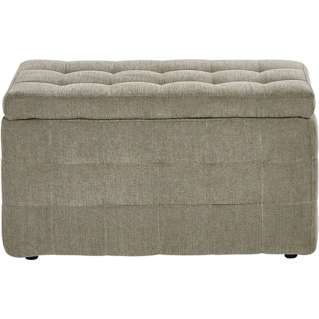Beliani MICHIGAN - Ottomaan - Olijfgroen - Polyester