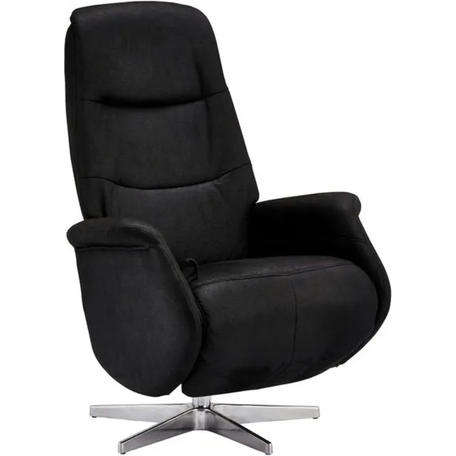 G***-M Relaxfauteuil Zwart - Metaal/Polyester - 90x79x114cm - Delta