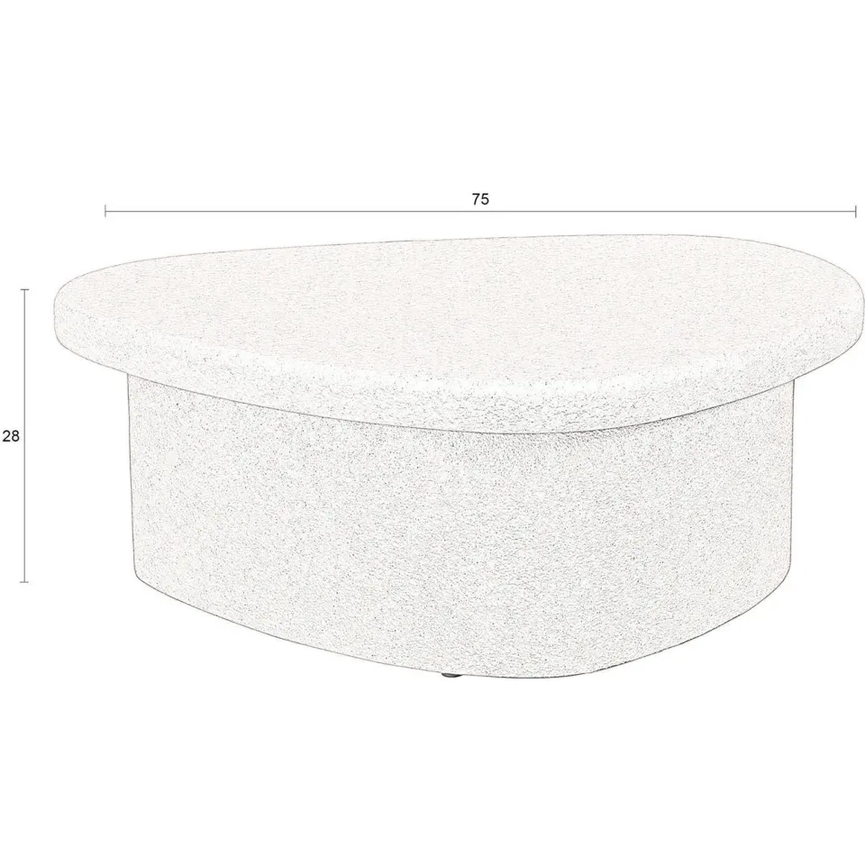 Dutchbone salontafel Veda beige, foto 3