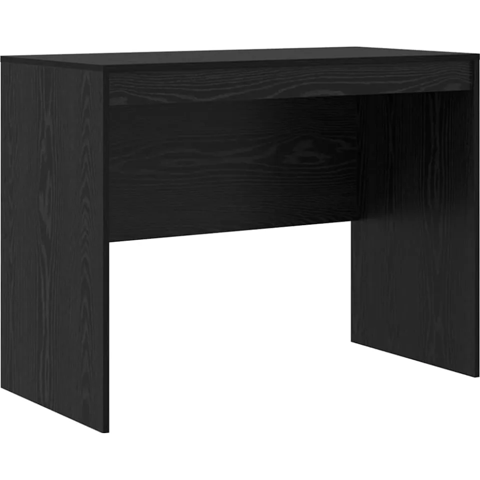 vidaXL Bureau Zwart Eiken 100 x 50 x 76 cm, foto 3