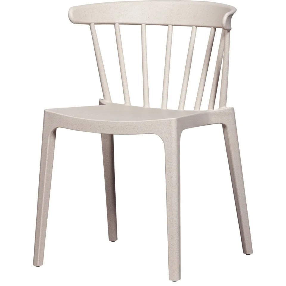 WOOOD Bliss Tuinstoelen - Kunststof - Jadegroen - Set van 2 off white melange, foto 2